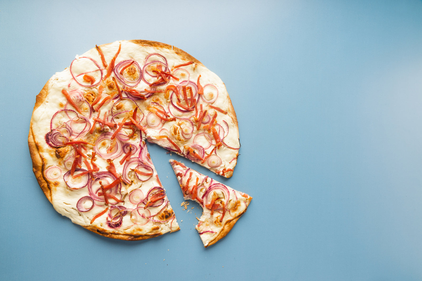 Flammenkuchen - klassich mit Zwiebeln & Speck
