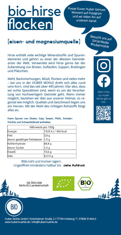 Bio-Hirseflocken, Eisen- & Magnesiumquelle (7102261264565)