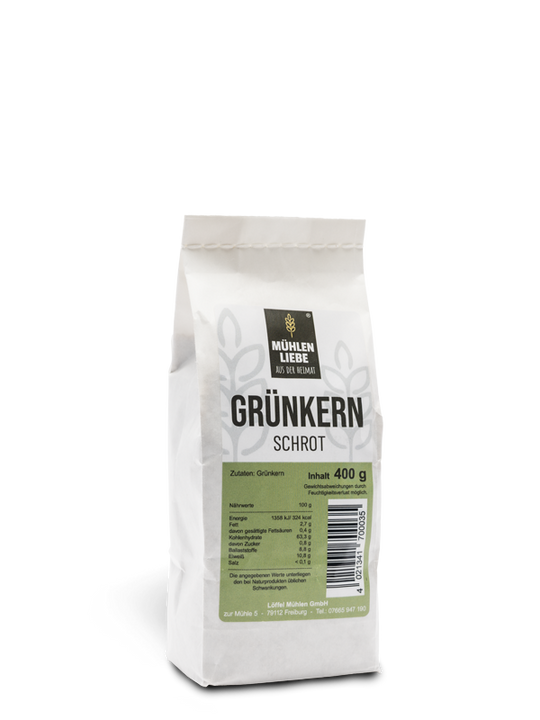 Grünkern, SCHROT (Mühlen Liebe) (8394218045705)