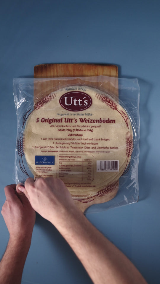 5 Utt's Weizenböden (Flammkuchen-/Pizzaböden)