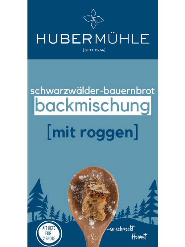Regionale Backkunst: Schwarzwälder-Bauernbrot-Backmischung | Huber ...