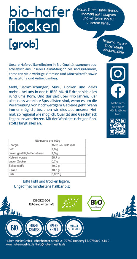 Bio-Haferflocken, grob (7102258839733)