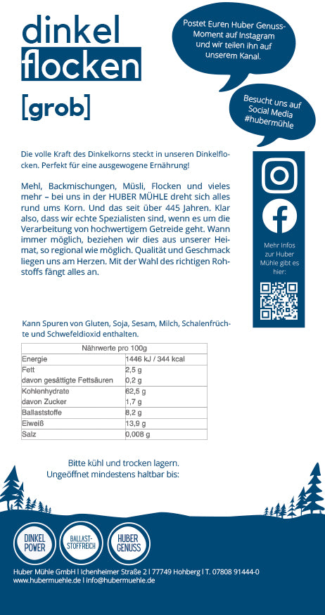 Dinkelflocken, grob (7102257266869)