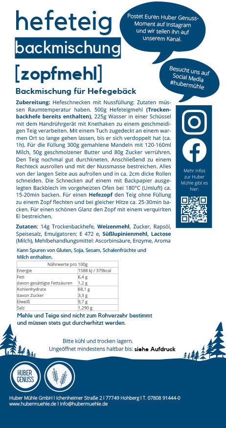 Hefeteig-Backmischung, Zopfmehl (7095686398133)