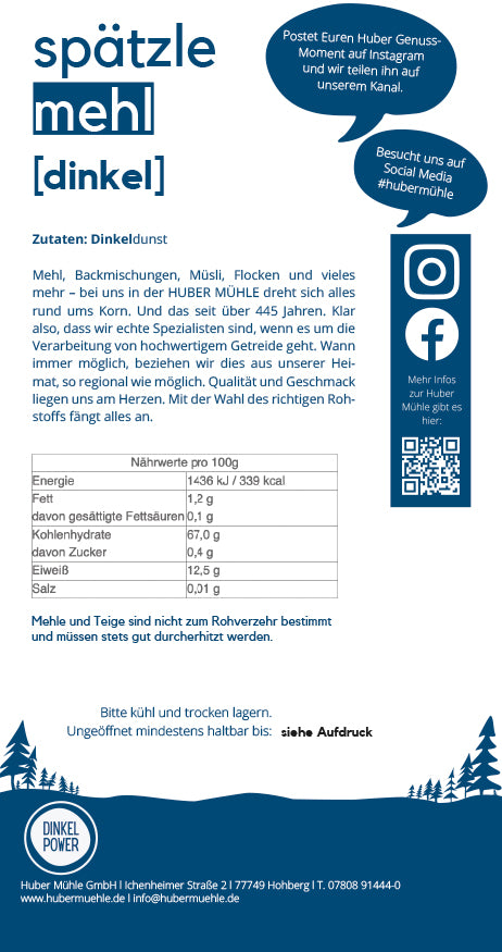 Spätzlemehl, Dinkel (7100013445301)